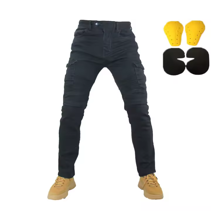 Pantalones De Motocicleta Para Hombre Featherbed Jeans Versión Estándar Pantalones De Verano Para Conducción En Carretera - 1