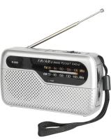 Radio FM /AM de bolsillo a pilas con cobertura de banda completa y antena telescopica - details 1