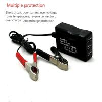 Cargador De Batería Móvil Multi- Puerto 12V24V a USB 5V 2.1A Carga Rápida Universal Para Motocicleta Y Coche Conectores USB Para Dispositivos Electrónicos - details 2