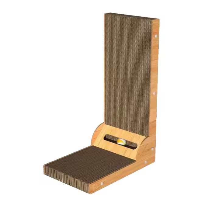 Tablero De Rasguñar Para Gatos L-Shaped Desmontable Resistente Al Desgaste Y Rasguñar Madera Juguete Anti-Patas Para Protección De Muebles - 1