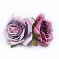 5/10pcs Rosas Europeas De 8CM Para Bodas Decorativas Flores Artificiales Accesorios De Novia Clearancce Hojas Incluidas Venta Al Por Mayor - details 15
