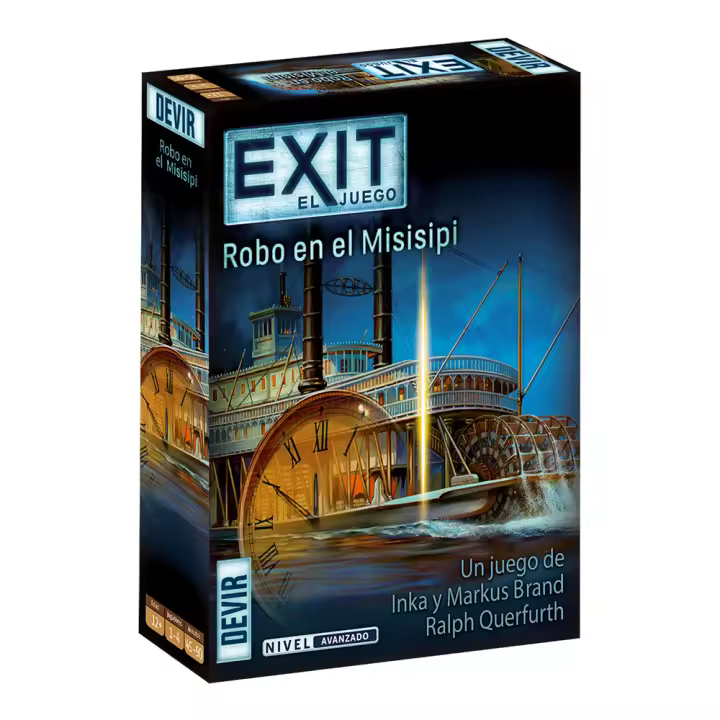Exit Robo en el Misisipi El Juego de Cartas - Nuevo a estrenar - Devir - Cartas - (Exit Volumen 14) - 1