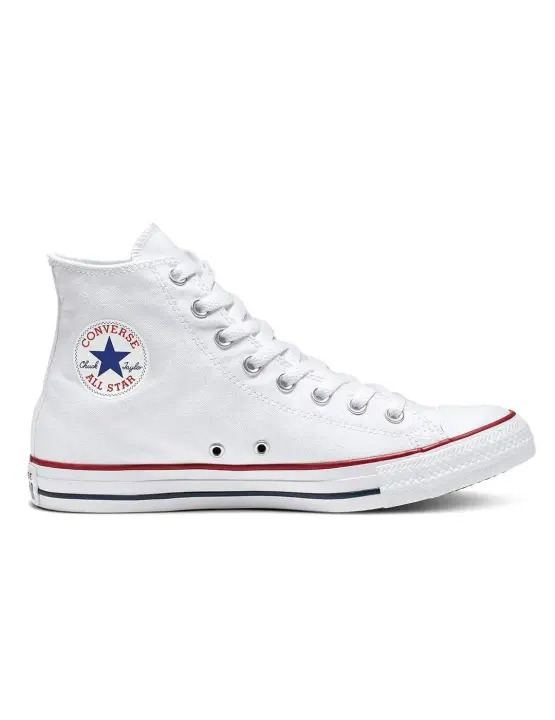 Zapatilla Converse All Star Alta Lona Blanco - 1