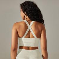 Sujetador de Yoga sin costura para Mujer, Top short Deportivo with neumáticos anchos y espalda Cruzada, Chaleco Deportivo para Gimnasio, Top Liso para entrenamiento y Correr - details 9