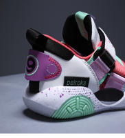 Zapatillas De Baloncesto Para Niños Y Niñas Antideslizantes Deportivas Ligera Para Exteriores Zapatos Cómodos Transpirables Talla Verdadera - details 6