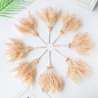 6Pcs Falsas Trigo Dorado Para Decoración De Árbol De Navidad Casa Boda Arco Accesorios Plantas Artificiales Otoño Rama De Plástico Para Fotografía - details 1