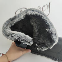 Botas De Nieve Impermeables Antideslizantes Para Mujer Con Peluche Sintética Abrazadera De Plataforma Botines De Invierno Calientes Talla 35-44 - details 2
