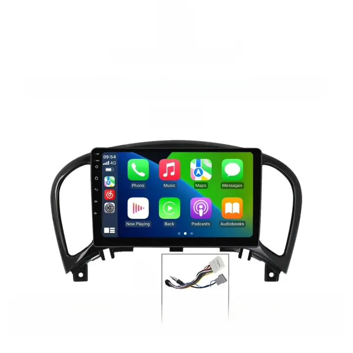 Nuevo Multimedia Player 2Din 9 Pulgadas Carplay Android Auto Para Nissan Juke YF15 2010-2014 Radio GPS Navi Stereo Con Soporte Para Control Del Volante - 1