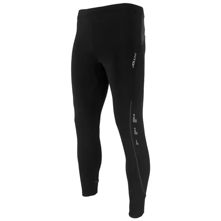 Pantalón Joluvi 235519001001 en negro, talla mediana unisex, con material ligero y ajuste ergonómico, ideal para entrenamientos y actividad física. - 1