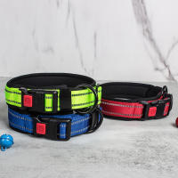 Cuello De Perro Reflectante Ajustable De Espuma Colorido Moda Universal Para Pequeños Medianos Y Grandes Canes - details 3