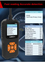 Herramienta De Diagnóstico Automóvil V318 Scanner De Batería OBD2 Detecta Fallas Con Soporte Para Multiple Idiomas - details 4