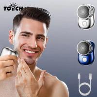 Mini Afeitadora Eléctrica Para Hombres Recargable Impermeable Portátil Trimmer De Cara Cabello Razor Dual Uso Seco Y Húmedo - details 0