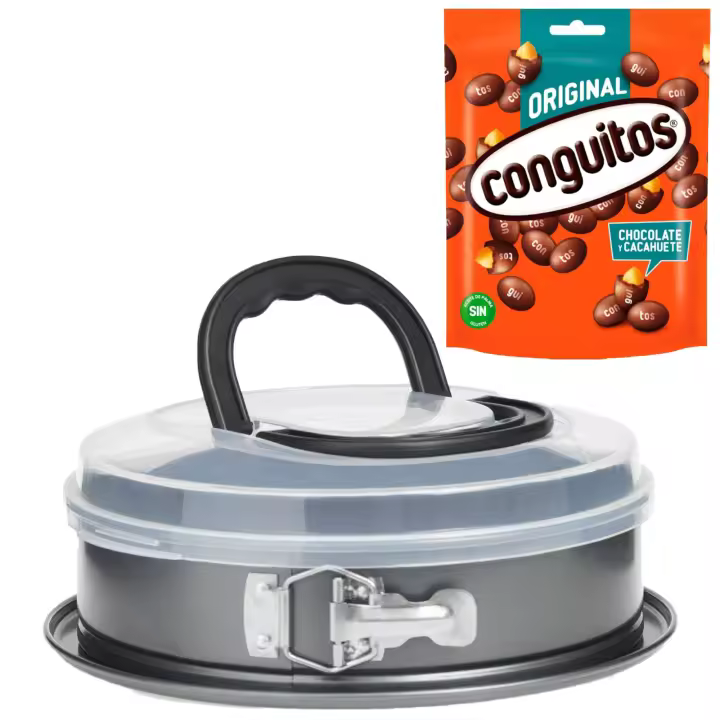 Pack repostería:CONGUITOS NEGROS DOYPACK 220G+molde extraíble - 1