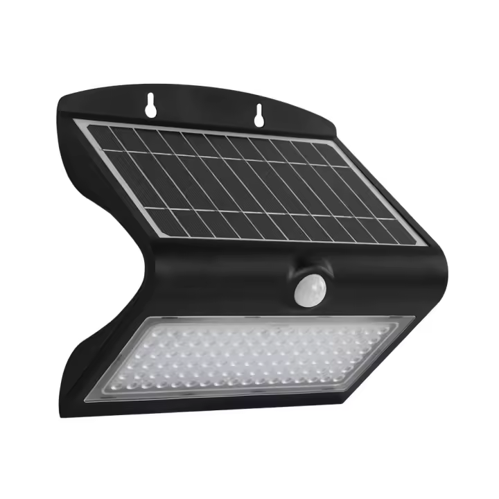 Aplique Led Solar 8w con Sensor de Presencia y Crepuscular IP65 F BRIGHT - 1