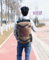 Mochila Multifuncional De Viaje Rugzak Para Hombres Bolsa De Escuela De Estudiante De Algodón 4 Colores Mochila Casual De 20-35 Litros - details 16
