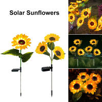 Lámpara De Jardín Solar LED En Forma De Girasol Y Rosa Luz Decorativa Para Casa Impermeable Iluminación De Paisaje Instalación Sencilla - details 0