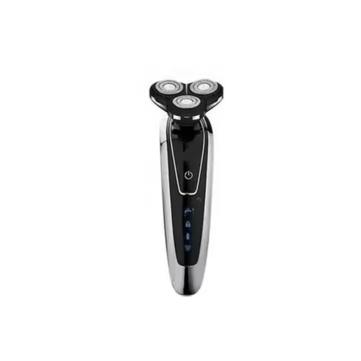 Afeitadora Eléctrica IPSDI SK-3007 para Hombres - Máquina de Afeitar Barba con Recortadora, 27 Cuchillas, Cabezal Flexible 360º - Húmedo y Seco, Recargable - 50min de Uso - 1