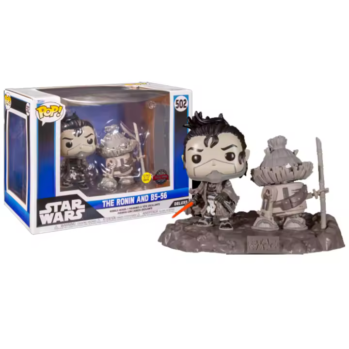 Funko The Ronin and B5-56 Glow in the Dark Deluxe Pop! Vinyl Star Wars Funko Pop Star Wars   Star Wars Funko Pop 373 - 1