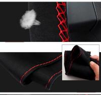 Cubierta De Volante De Coche Universal De Piel De Seda 38CM Accesorios De Interior Para Coche Tejido Al Aire Libre - details 2