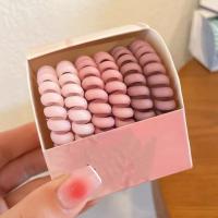 6pcs/lot Cinturones Elásticos De Cabello Coloridos Accesorios De Cabello De Goma Teléfono Múltiples Funciones Moda Para Mujer - details 4