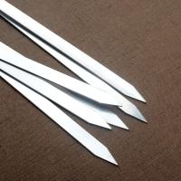 Brochetas De Barbacoa 55cm Con Mango Largo Para Shish Kebab Palas De Asado De Acero Inoxidable Y Palos De Madera Herramienta De Grill Al Aire Libre - details 16