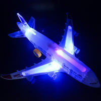 Nuevos Juguetes Para Niños Avión LED Con Música Modelo De Avión Artesanal Eléctrico Regalo De Cumpleaños Para Niños Boys - details 3
