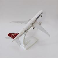 Modelo De Avión De Metal Turquía Air 20cm B777 Diecast Decoración De Oficina Y Hogar Para Niños Edad Recomendada 0-18 Años - details 3