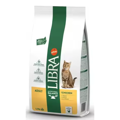 Libra Adult Pienso Con Pollo Para Gatos 1.5 Kg - 1