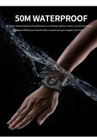 Reloj Deportivo Digital WECOOL 50M Impermeable Con Luz LED Y Alarma Multifuncional W-616 Bandeja De PU Resistente Al Choque - details 5