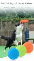 Juguete Interactivo Para Perros Multicolor Frisbeed De Silicona Entrenamiento Y Juego Discos Voladores Divertidos Para Mascotas - details 0