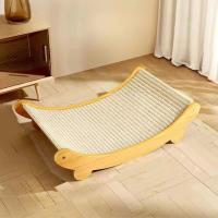 Tablero De Rasguñado Para Gatos Sisal Resistente Al Desgaste Juguete Para Moler Uñas Asiento Reclinable Para Mascotas Y Gatos Jovenes - details 2