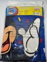 Toalla Playa Piscina infantil Disney Mickey Mouse naranja Oficial 70x140cm de microfibra para niños - details 4