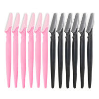 Set De 12 Piezas De Afeitadora De Cejas Y Cuerpo Segura Para Mujeres Herramientas De Maquillaje Pequeñas Con Cubierta - details 4