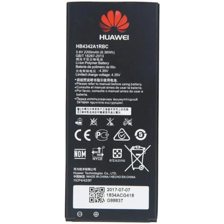 BATERÍA HB4342A1RBC PARA HUAWEI Y6, HONOR 4A - 1