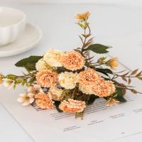 Decorativo De Flores Artificiales Clove Carnation En Maceta Para Decoración De Navidad Boda Y Casa Flor De Seda Hydrangea - details 3