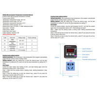 Controlador De Temperatura Y Humedad Digital XK-W2001 W2022 Enchufe Thermostat Regulador Inteligente Para El Hogar AC110-220V - details 5