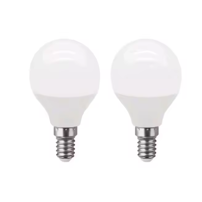 BOMBILLA LED  LUZ FRIA A5 G45 6W E14 6400K AIGOSTAR 2 UNIDADES EN CAJA - 1