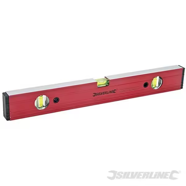 Silverline Nivel de Burbuja Expert en Aluminio Extruido de 450mm para Herramientas del Hogar - 1