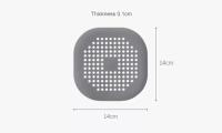 Tapón De Cepillado Para Baño Y Cocina Aluminio Y Silicona Filtro De Agua Para Lavabo Y Bañera Accesorios Del Hogar - details 7