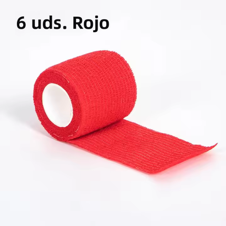 6/12/24pcs Banda Elástica Para Tatuaje Desechable Deportiva Cinta Autoadhesiva De Algodón Accesorios Para Maquillaje Permanente - 1