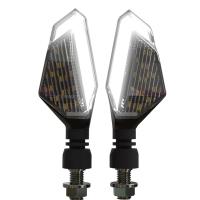 1par De Señales De Giro LED Mini Para Motocicleta Luz De Freno De Día Universal Indicadores De Rotación Motorbike - details 6