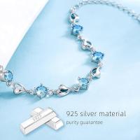 Pulsera Corazón del Mar Pulsera de Eslabones de Amor Infinito, Pulsera de Cristal Femenino con Piedra de Nacimiento o Piedra - details 2