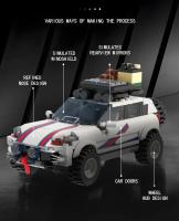 Bloques De Construcción De Vehículo Off-Road Para Ciudad 406 Piezas Juguete Educativo DIY Para Niños Regalos De Fiestas Y Navidad Modelo De Carrera De Coche Colección Decoración De Escritorio - details 4