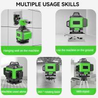 Nivel láser 4D de 16 líneas, autonivelante de línea verde 360°, niveles horizontales y verticales ﻿Nivel lazer, herramienta de nivelación de batería recargable por USB,Ip54 a prueba de polvo, impermeable, a prueba de terremotos, confiable y resistente - details 4