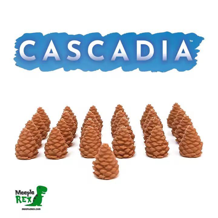 25 Tokens de naturaleza para Cascadia / Meeple Rex / Accesorios para juegos de mesa - 1