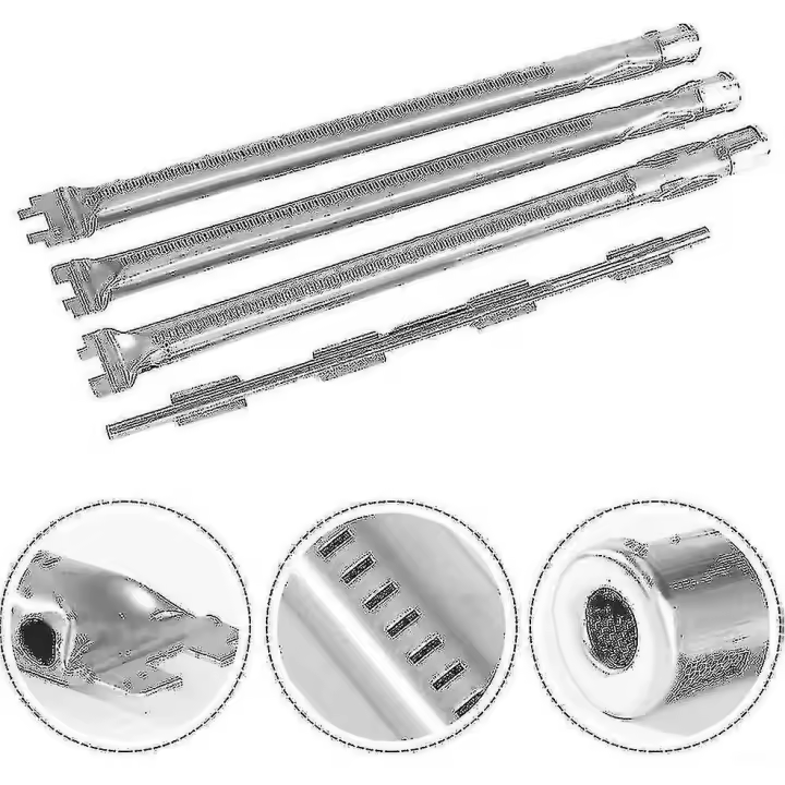 Kit de quemadores de tubo de repuesto para parrilla de gas Weber Spirit Serie 300 - Quemador de acero inoxidable de 46 cm (69787) - 1
