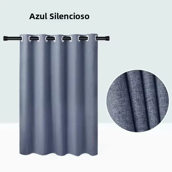 Cortina De Ducha Impermeable Y Laminada Gruesa De Lino sintético - 1