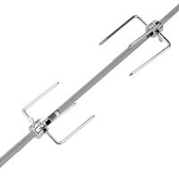 Juego De 2 Palillos Para Barbacoa Rotisserie Herramientas De Cocina Acero Inoxidable Herramienta De Asado Para Pollo En Parrilla - details 10