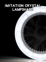Ventilador De Techo Inteligente 3 En 1 Con Control Remoto Base De Iluminación E27 85-265v Adecuado Para Dormitorio Y Sala - details 8