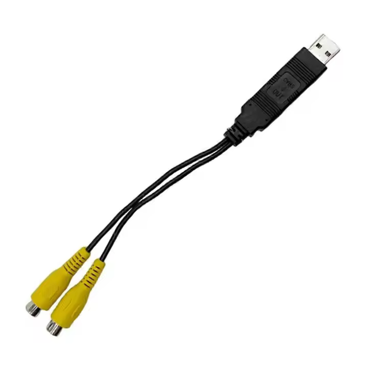 Car Car Video OutPut Box USB Port to CVBS Adapter Portable Video Output Cable 2 CVBS Output for Android - 1
